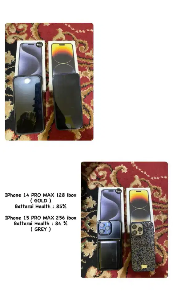 i phone 14 promax & 15 promax