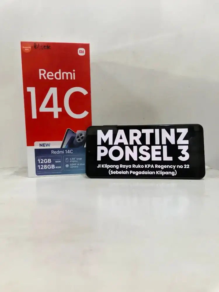 Xiaomi Redmi 14C 6/128 Garansi Resmi 15 Bulan