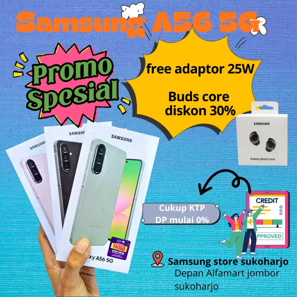 Samsung A56 promo cicilan bunga 0%
