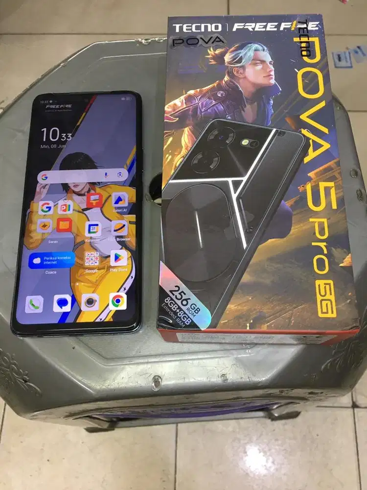 Dijual pova 5 pro 8/256 lengkap