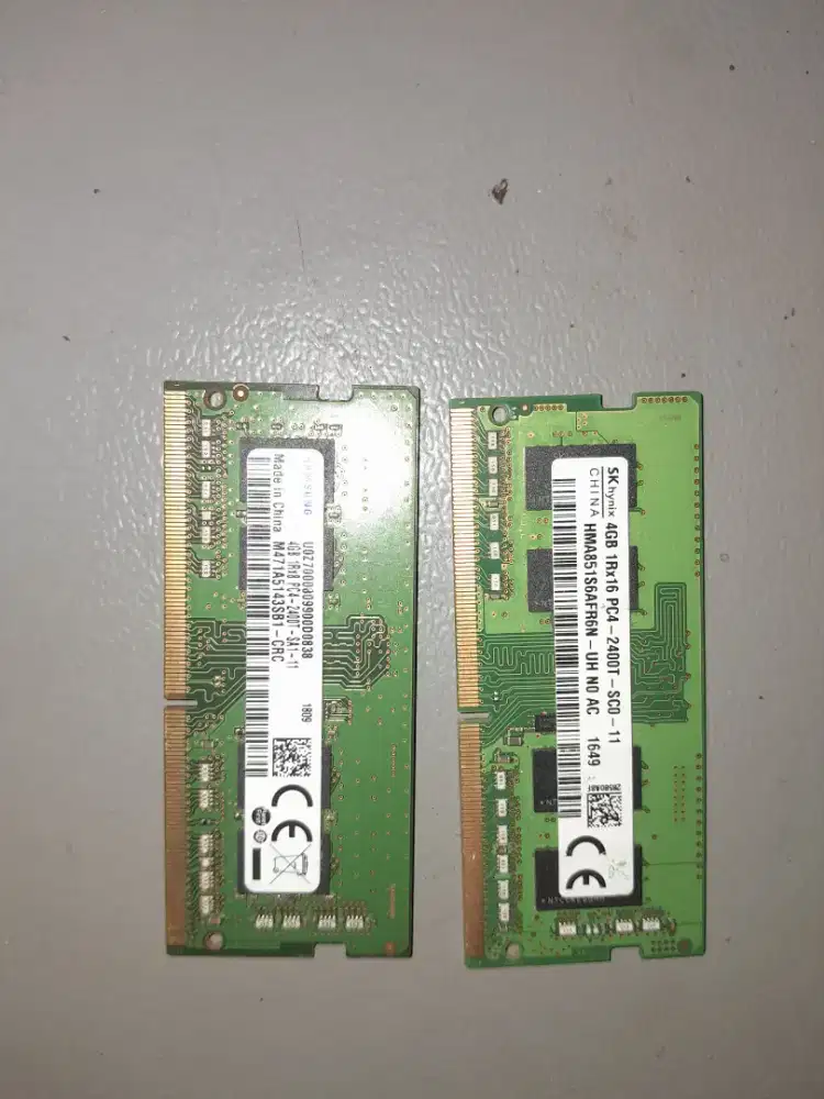 RAM LAPTOP 2 KEPING  DDR4 4GB 2400T