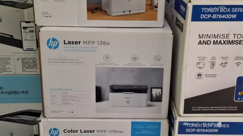 Printer HP MFP136A Laserjet Monokrom Laser jet