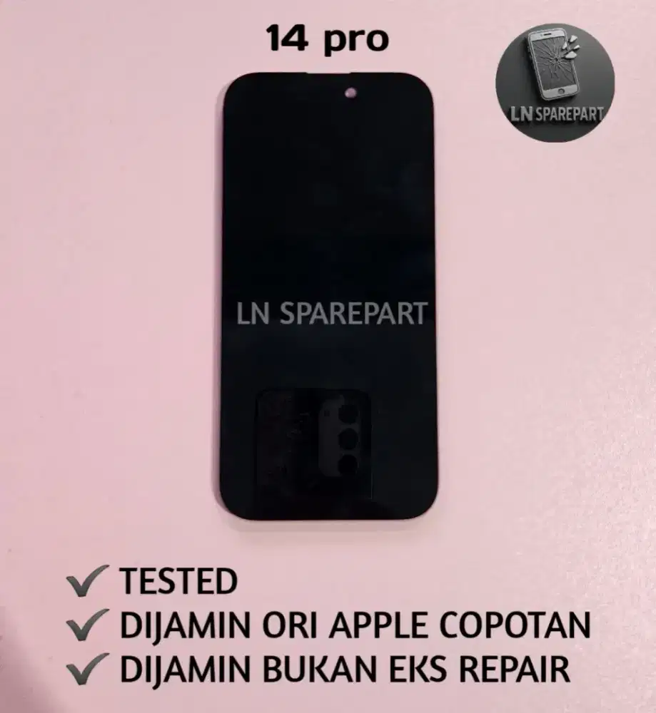 LCD IP 14 pro original 100% copotan