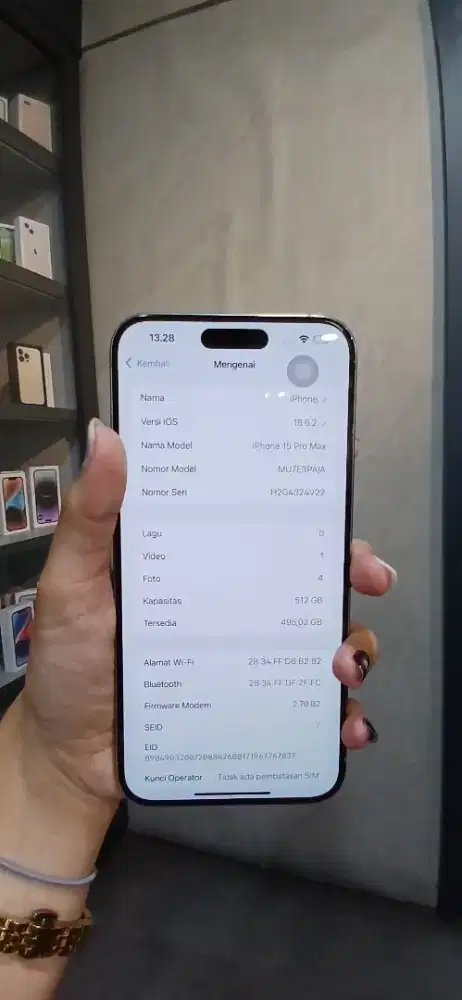 15 Promax Natural Titanium 512GB Second ibox bisa dicicil (Nego Tipis)
