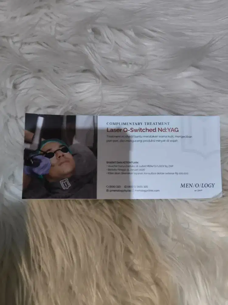 Laser Q-switched Nd:YAG di ZAP Menology Khusus Cowo