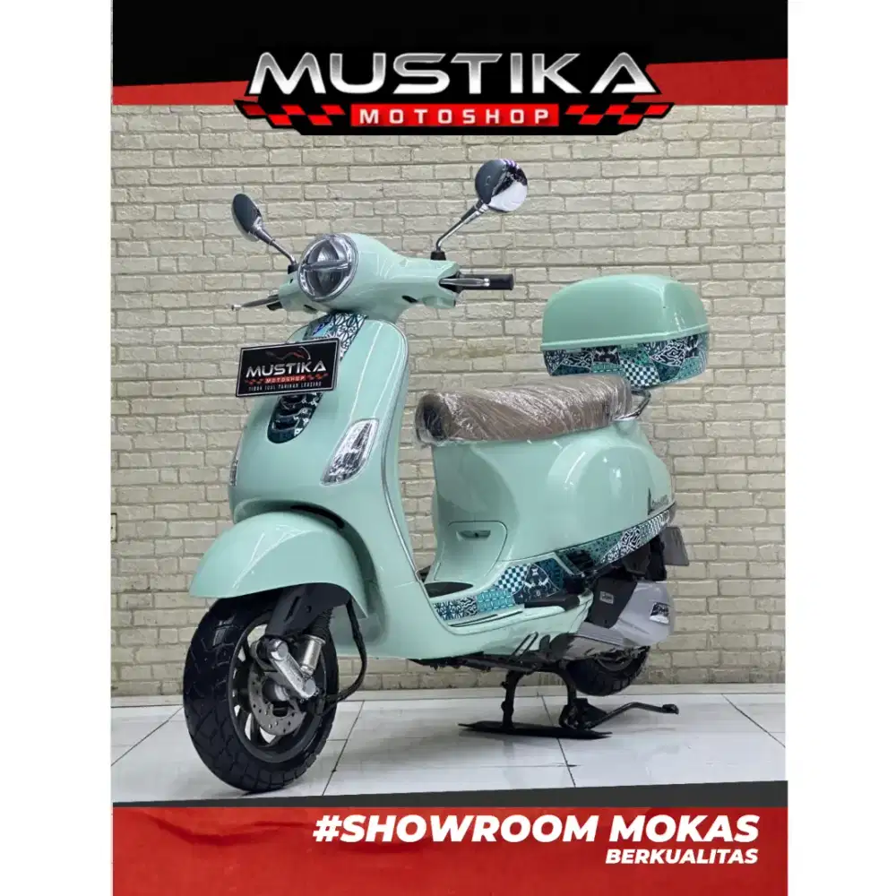 Odo 5rb Simpenan!!Vespa LX 125 Led Batik 2024 N Asli Mulus-Mustika