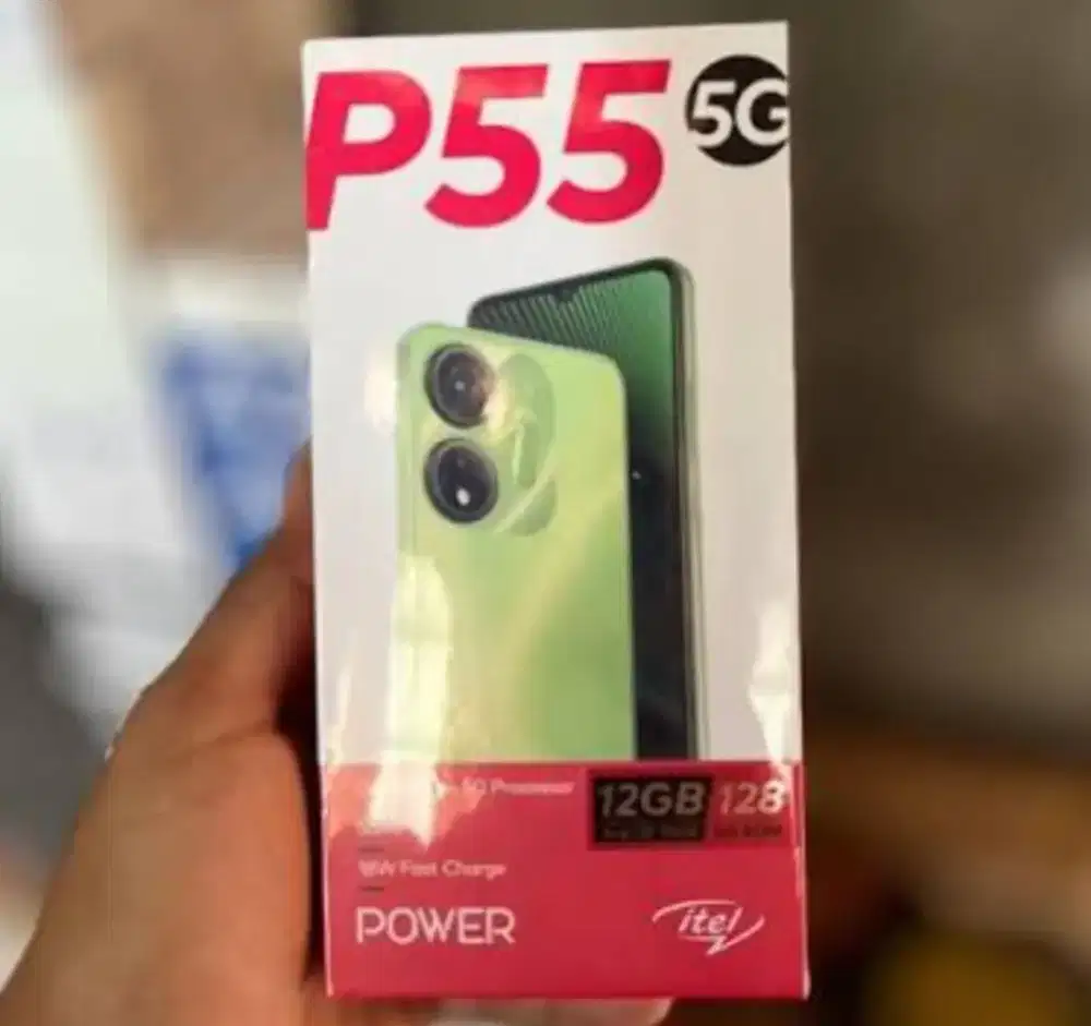 Itel P55 5G 6GB+128GB Green BNIB Garansi Resmi Indonesia