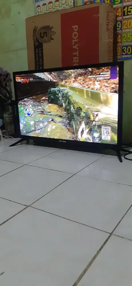 tv polytron 32 digital tv tinggal pake