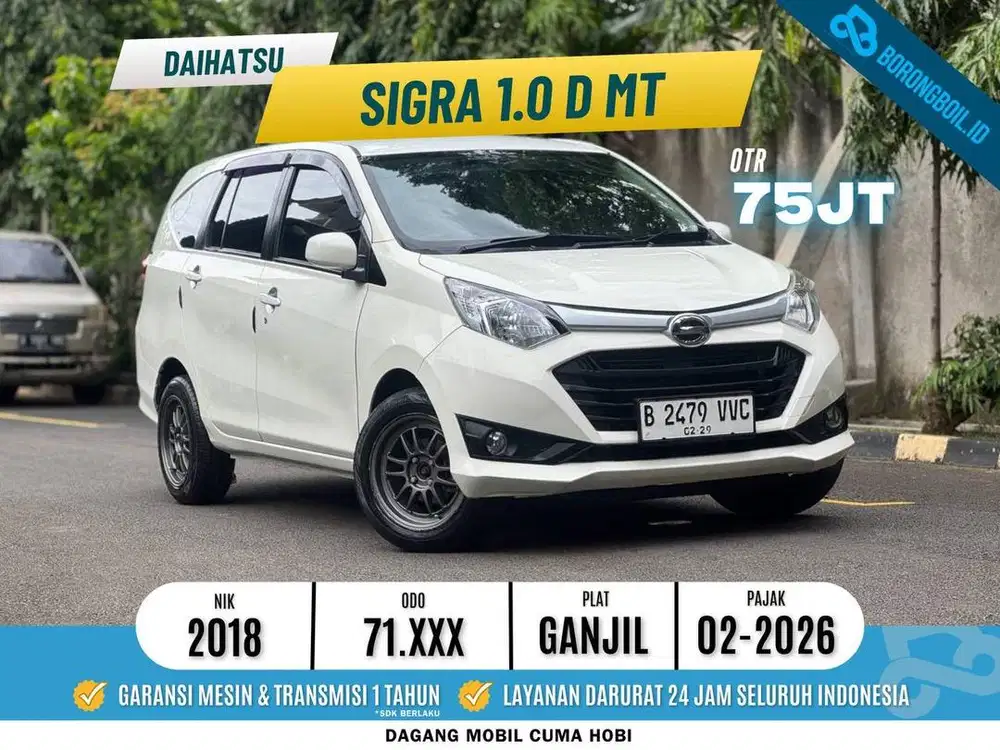 Sigra D 1.0 MT 2018
