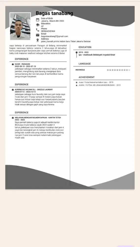 Cari loker apa saja yang penting halal