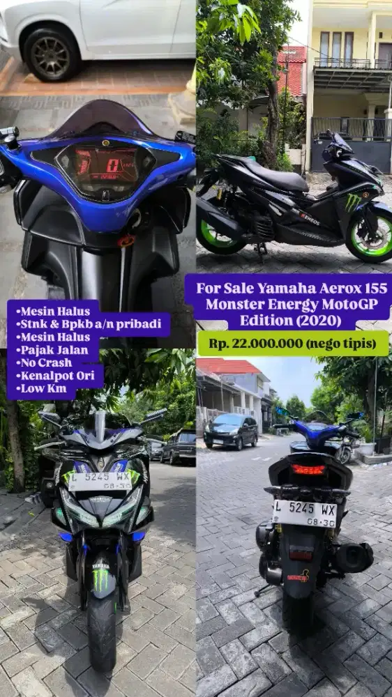 For Sale Yamaha Aerox 155 Monster Energy MotoGP Edition (2020)