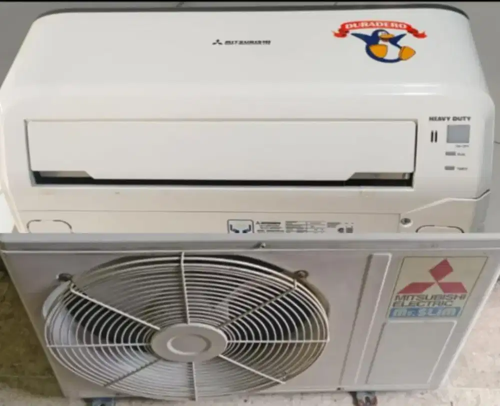 Jual ac mitsubishi1/2 pk lowwat 320 watt kondisi 95% ori semua