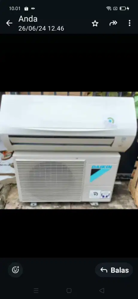 Jual ac daikin 1/2pkR 32 lowwat 360 watt kondisi 95% ori semua