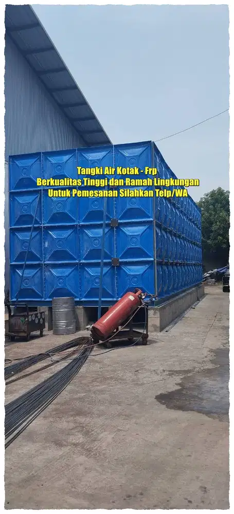 ROOF TANK - TANGKI IAR FIBERGLASS - TANGKI AIR FRP - ROOF TANK FRP