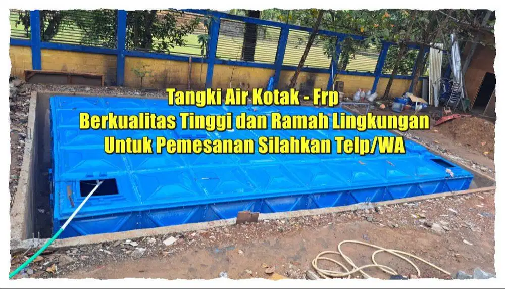 ROOF TANK - TANGKI IAR FIBERGLASS - TANGKI AIR FRP - ROOF TANK FRP