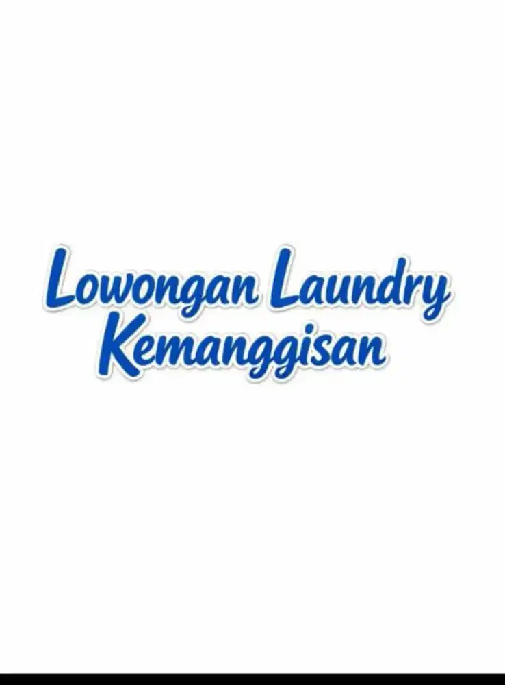 Lowongan Laundry