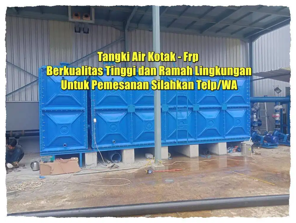 ROOF TANK - TANGKI IAR FIBERGLASS - TANGKI AIR FRP - ROOF TANK FRP