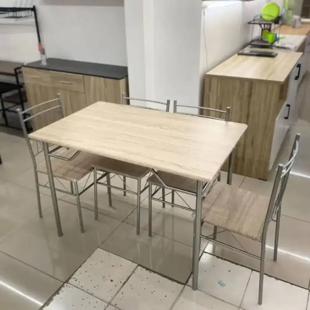 HAROLD TABLE SET SONOMA - SILVER