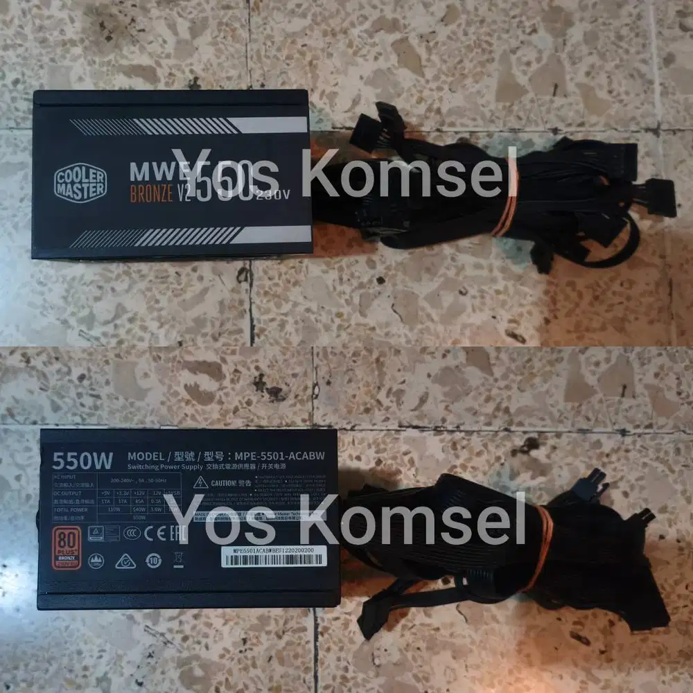 PSU Pure Power 550W Cooler Master MWE 550 V2 Bronze