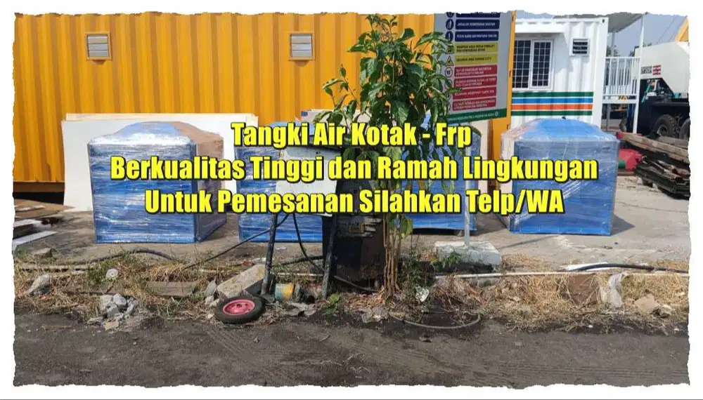 ROOF TANK - TANGKI IAR FIBERGLASS - TANGKI AIR FRP - ROOF TANK FRP