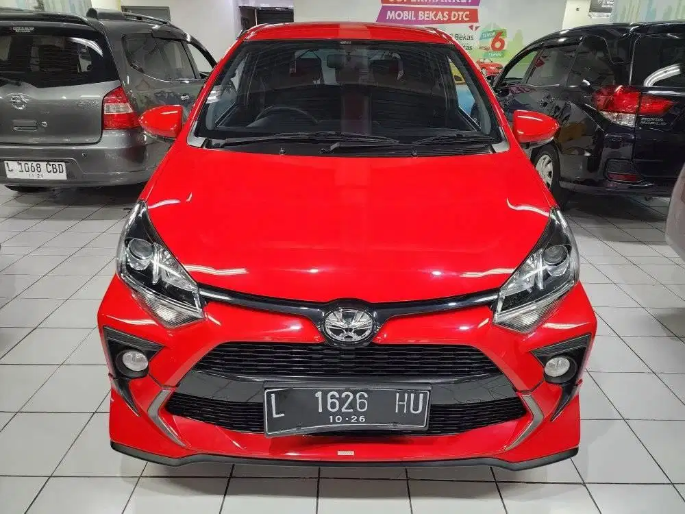 TOYOTA NEW AGYA 1.2 S GR MANUAL 2021 MERAH KILOMTER 24 RIBU ASLI