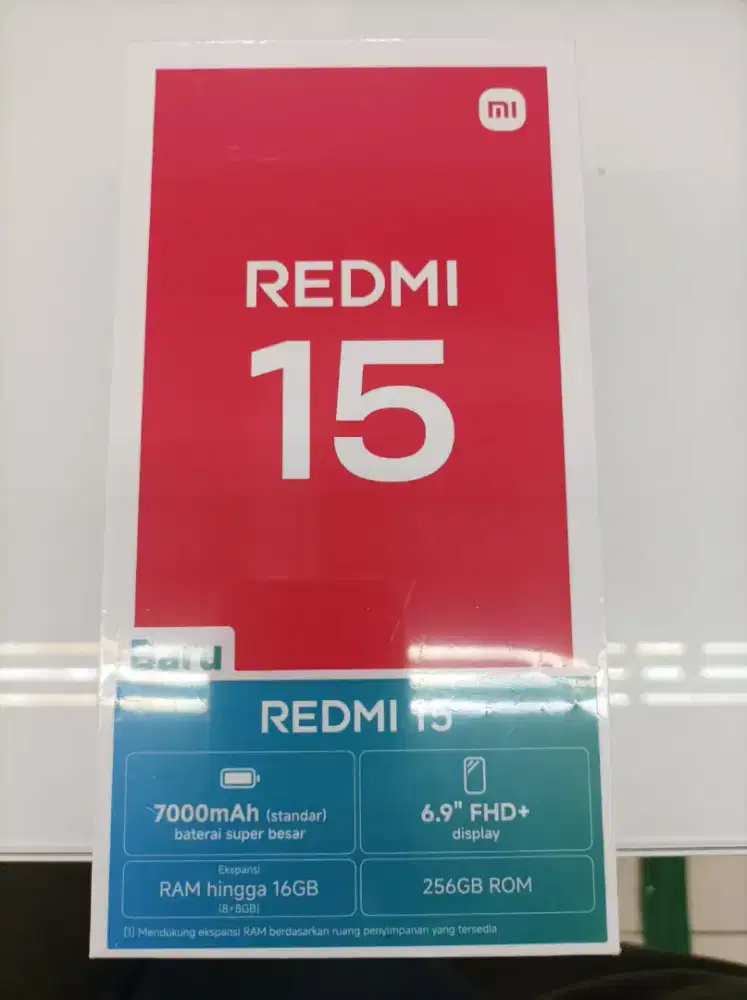 Dijual hp redmi 15 8+8/256 fullset