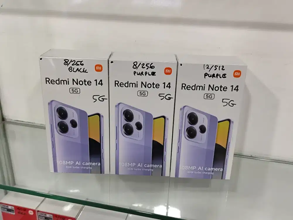Redmi Note 14 5G New,TERMURAH,Garansi Resmi,Bisa COD
