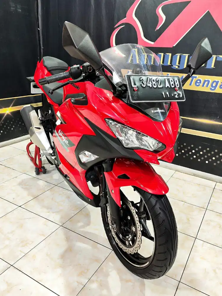 Kawasaki New Ninja 250 FI TH 2022 odo 2rb merah glossy jos