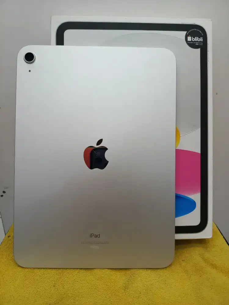 iPad Gen 10 64gb iBox Garansi ON, Fullset Ori, Mulus, Nominus