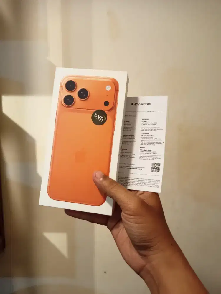 Jual Iphone 17 Promax 256Gb New Resmi Ibox Cosmic Orange