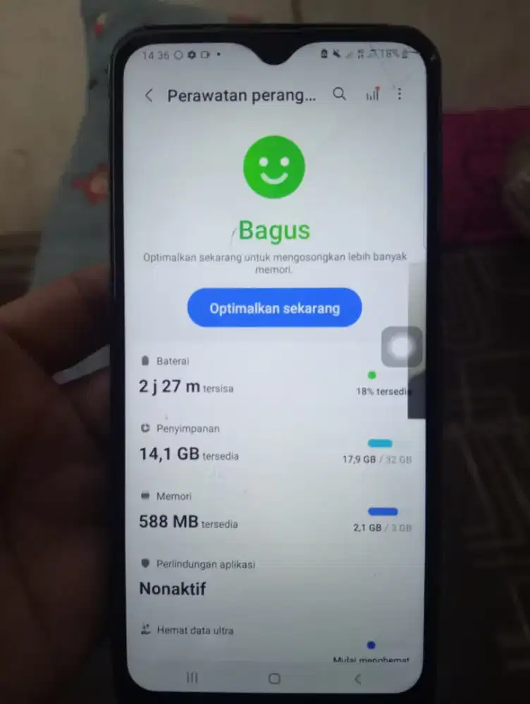 Samsung A20 ram 3/32