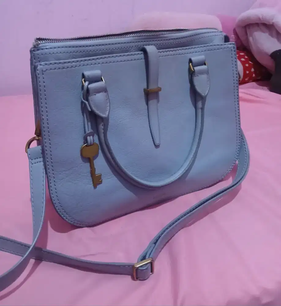 Tas foss*l ryder blue preloved