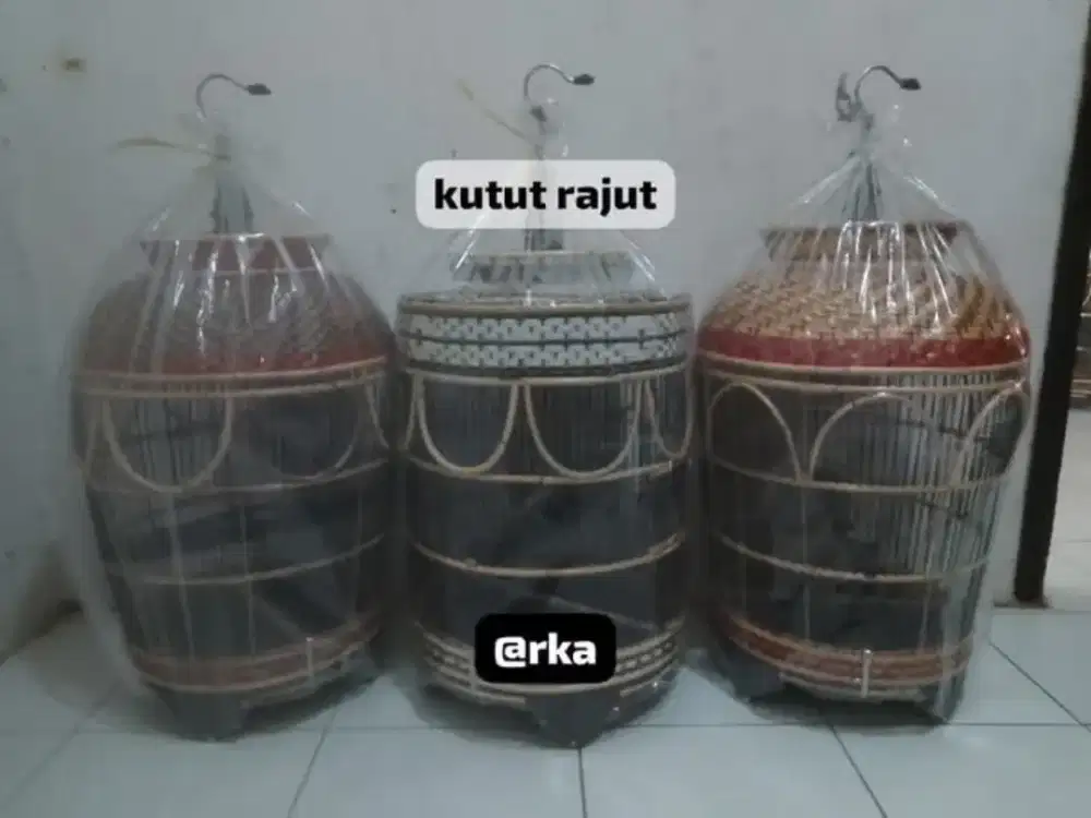sangkar perkutut rajut pondok cabe