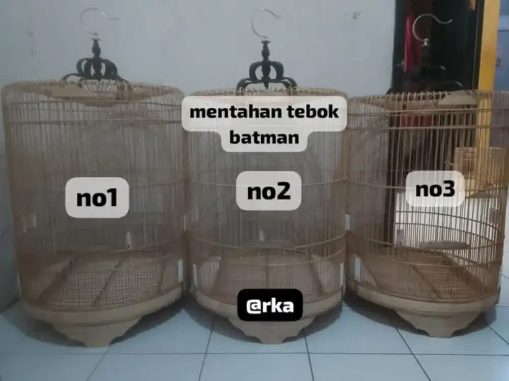 sangkar murai mentahan halusan no 1/2/3 pondok cabe