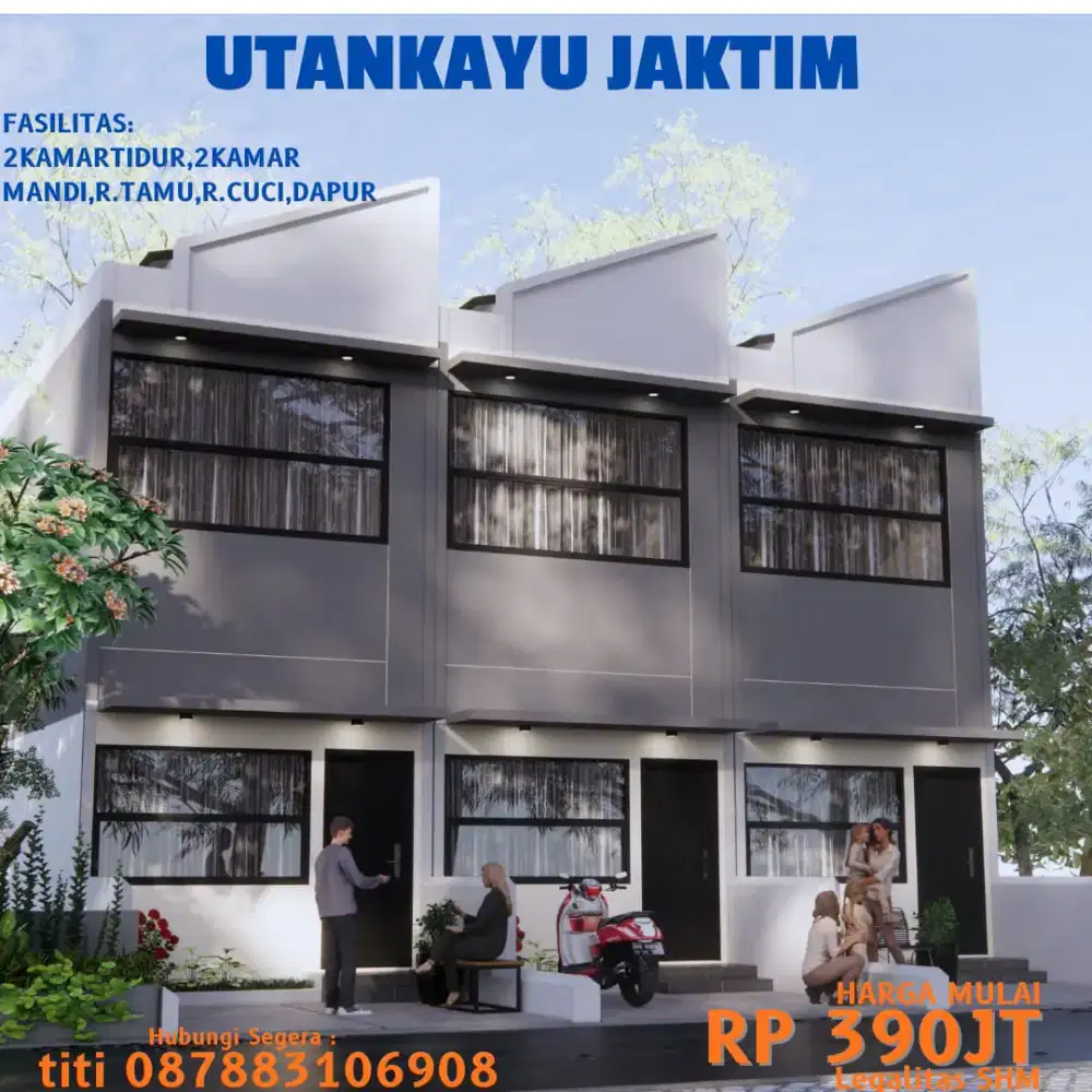 Rumah Murah strategis di Utankayu Jakarta timur