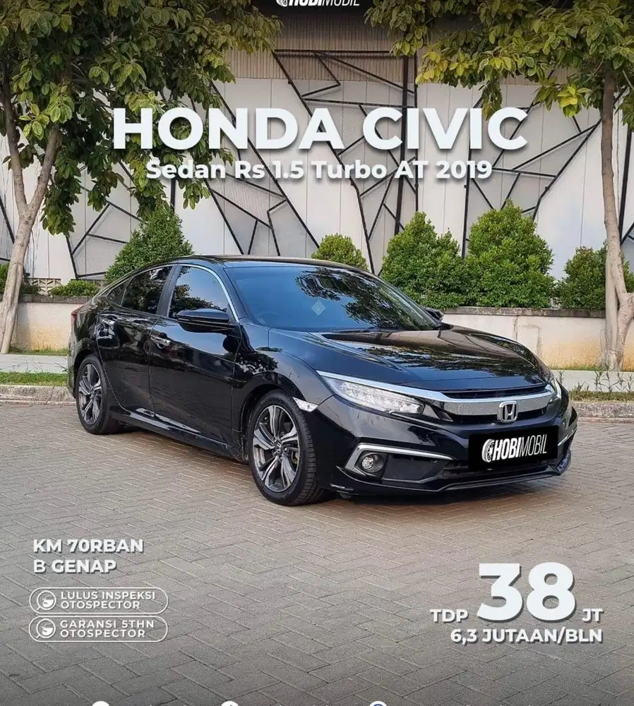 Civic Sedan RS 1.5 Turbo AT Thn 2019