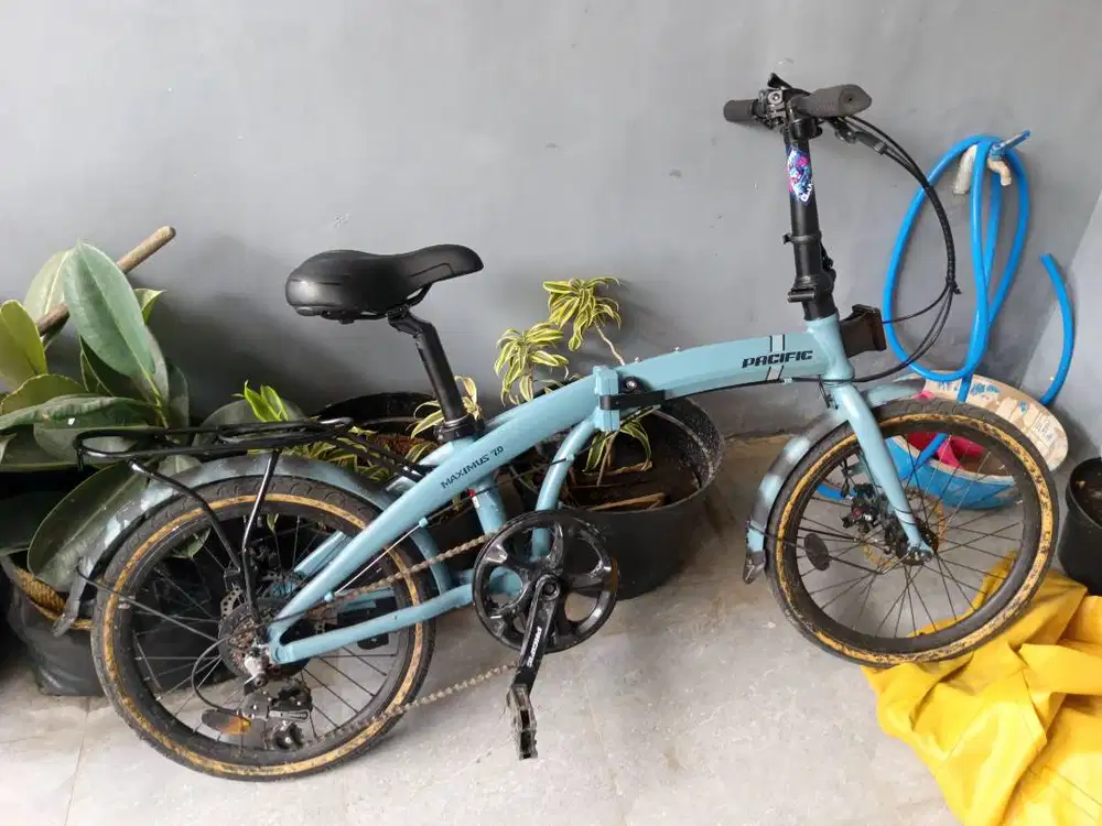 sepeda lipat/seli pacific maximus 70 hampir semua set alloy