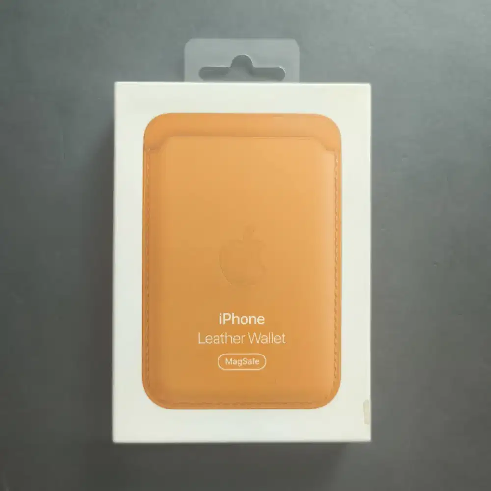 IPHONE LEATHER WALLET WITH MAGSAFE GOLDEN BROWN ORIGINAL