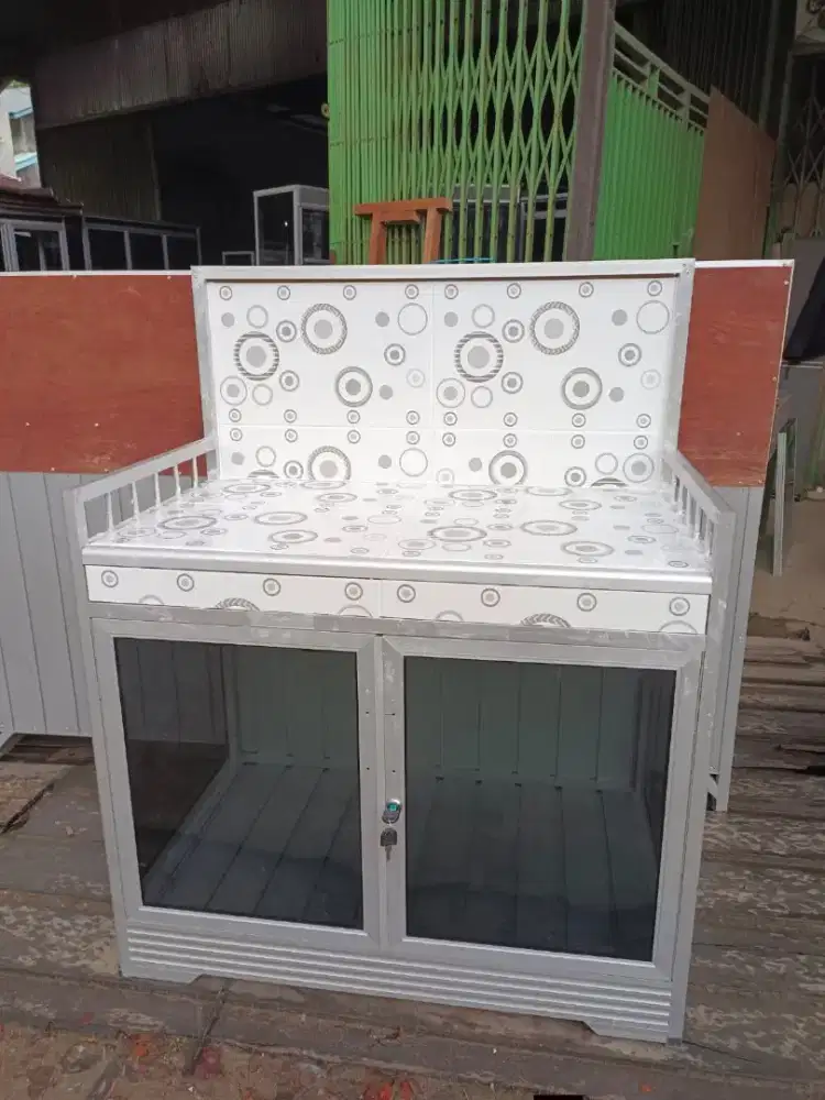 meja kompor 2 pintu