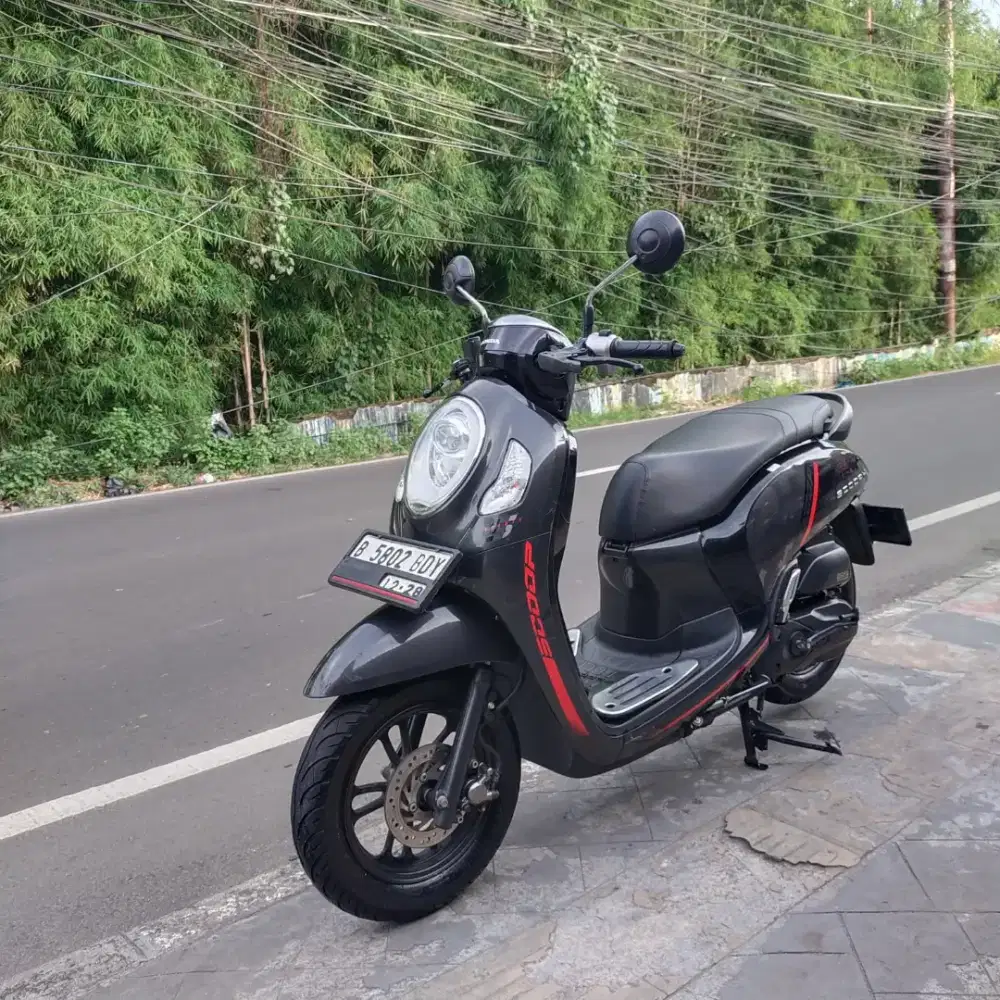 Honda Scoopy New Kunci 2021 Orisinil mesin Cakep