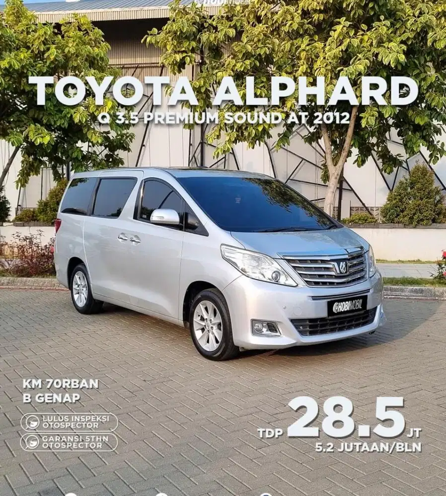 Alphard Q 3.5 Premium Sound AT Thn 2012