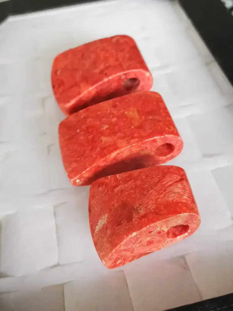 Liontin batu natural marjan_ red coral @250k