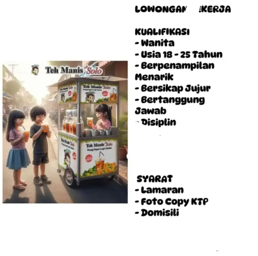 menjual es teh solo