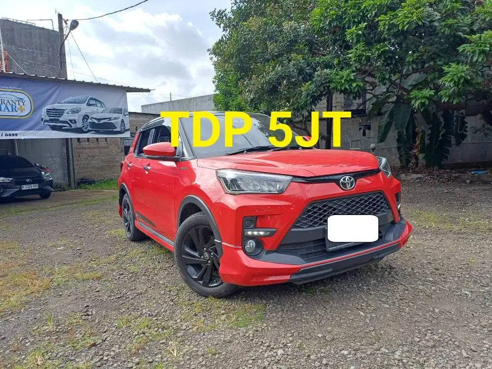 DP 5JT RAIZE GR TSS SENSING 1.0 TURBO CVT 2021 Two tone Bs Tukertambah