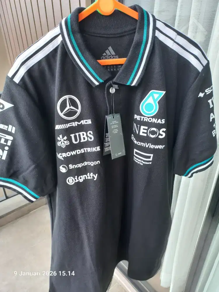 Polo Adidas Petronas Black