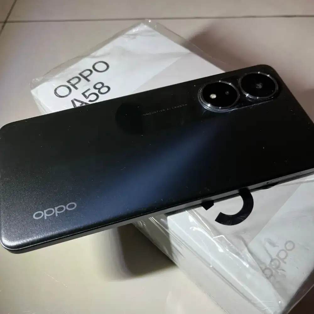 Oppo A58 6 128gb fulsett normal kondisi