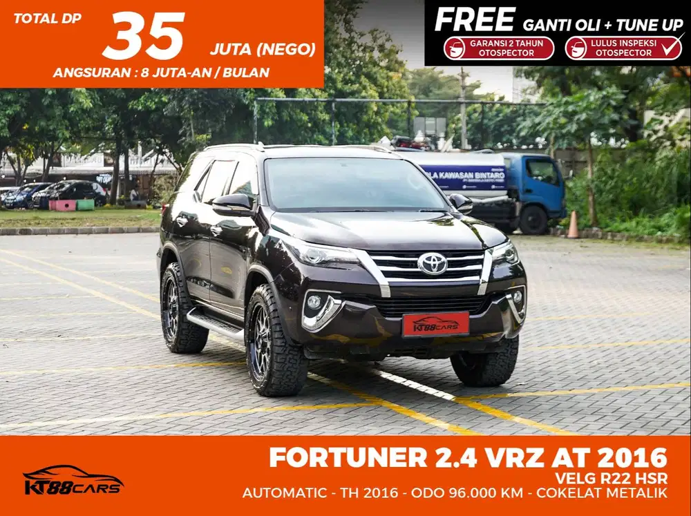 TOYOTA FORTUNER VRZ 2.4 METIC 2016