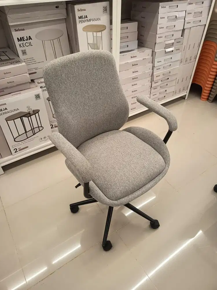Aline office chair grey