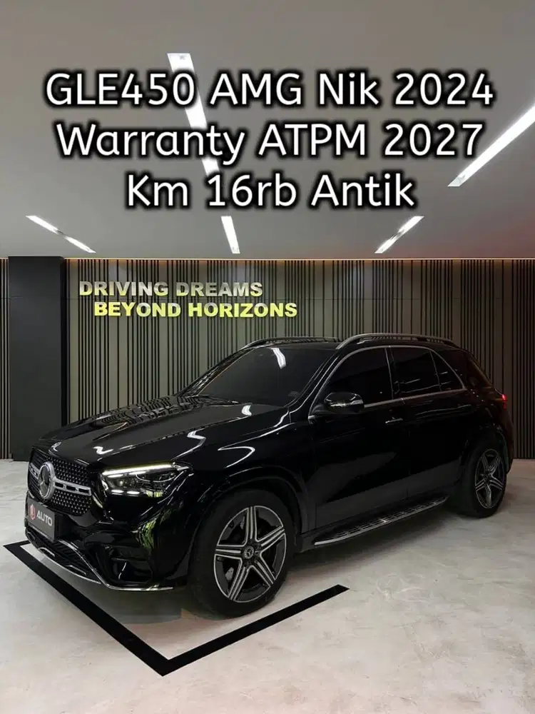 Mercedes Benz GLE450 GLE 450 AMG 2024 Facelift Hitam Km16rb B8GAN
