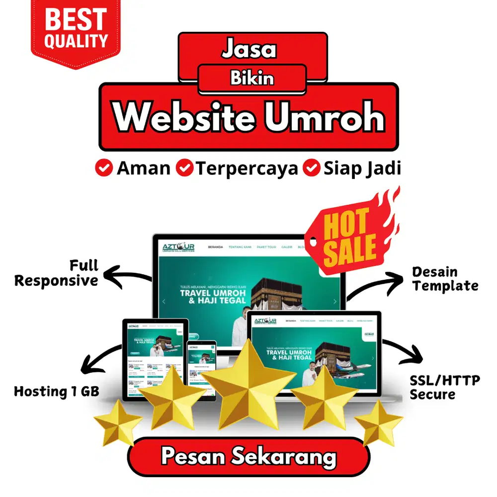 Jasa Pembuatan Website Umroh Profesional & Terpercaya